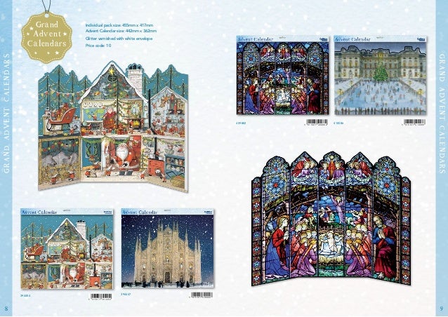 Caltime Character Paper Christmas Advent Calendar 410994 Quentin Blake