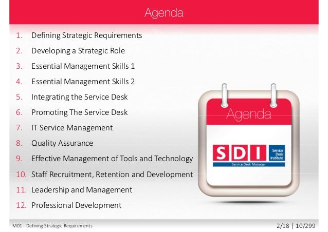 Sdi Service Desk Manager