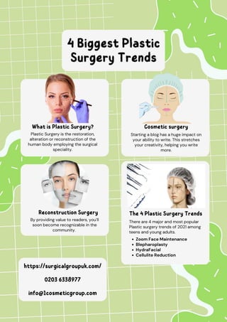 4 Biggest Plastic Surgery Trends