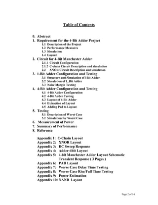 4 bit manchester_adder | PDF