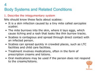 Body systems & related conditions Slide 12