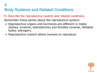 Body systems & related conditions Slide 150