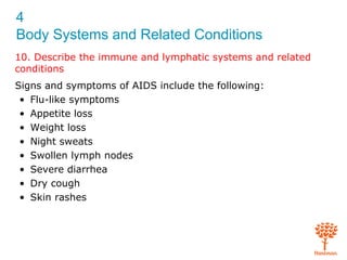 Body systems & related conditions Slide 171