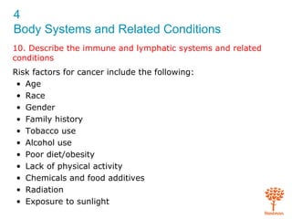 Body systems & related conditions Slide 184