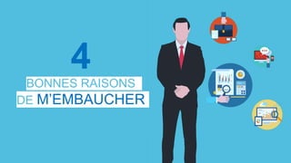 4
BONNES RAISONS
DE M’EMBAUCHER
 