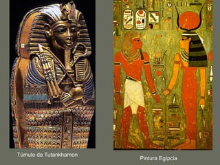 Túmulo de Tutankhamon
Pintura Egípcia
 