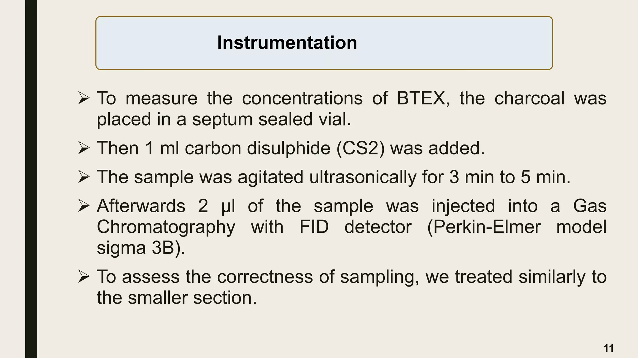BTEX in the production of insulation bituminous | PPTX