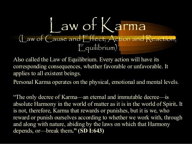 universal law of causality buddhism