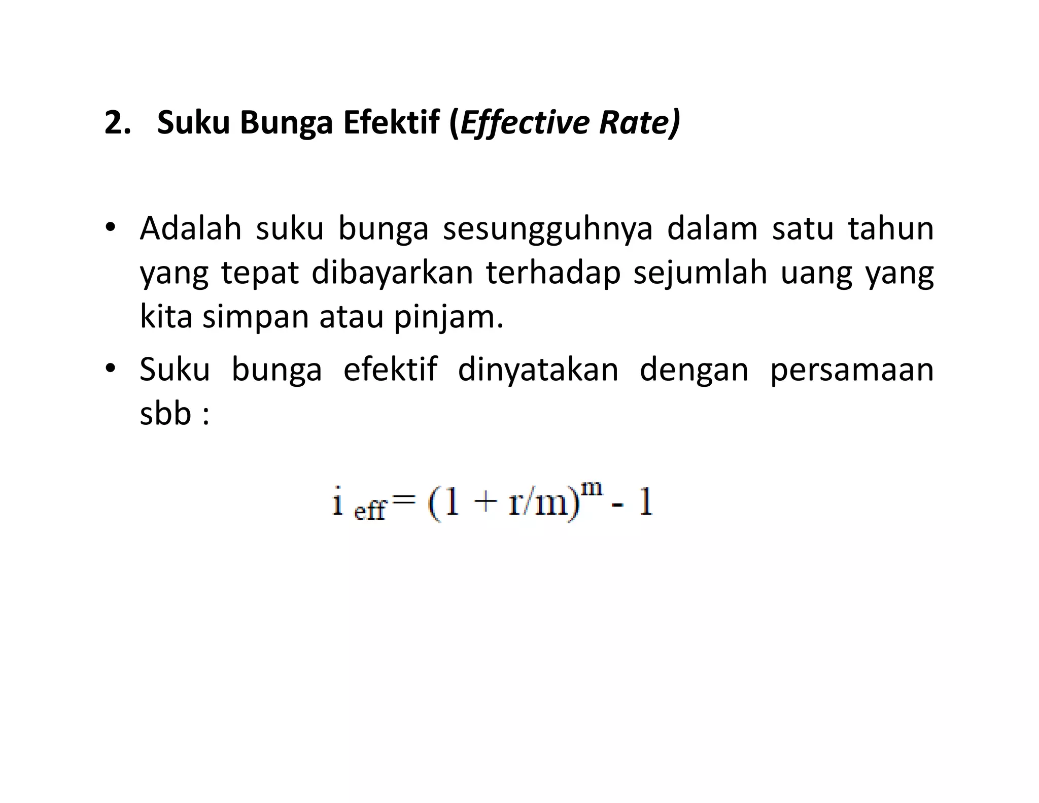 4 bunga nominal dan bunga efektif | PDF