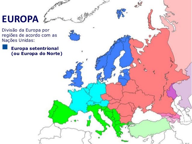 Geografia da Europa 2015/2016 - Países - Europa do Norte