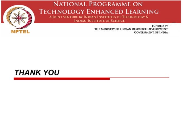 NPTEL PPT-April 2016 | PPT