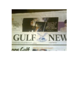 Gulf News at Dubai 15 10 2009
