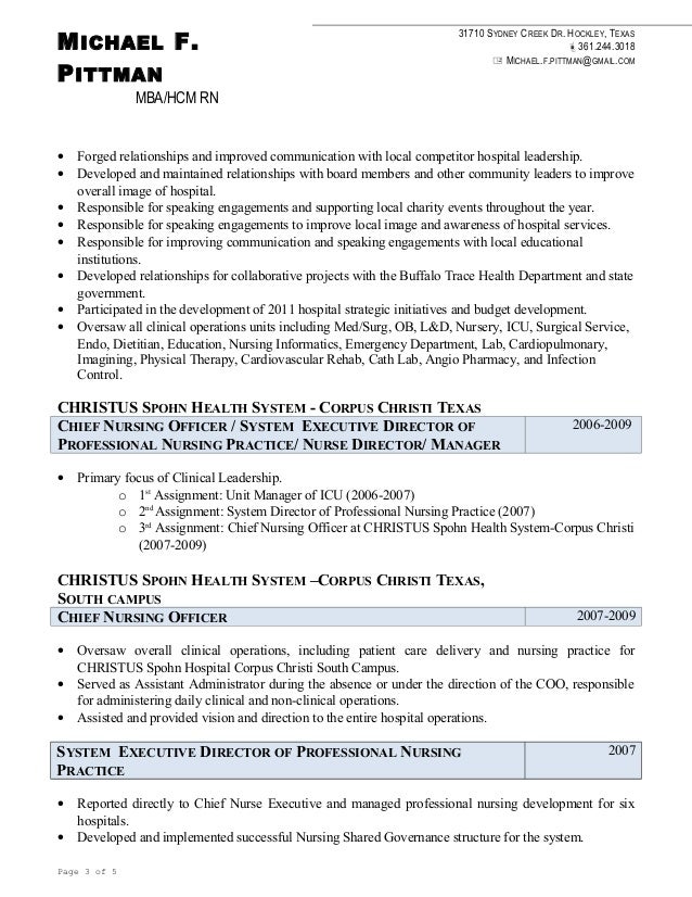 michael pittman resume 2016