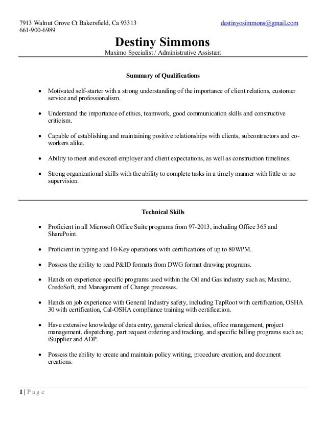 destiny resume resume creations