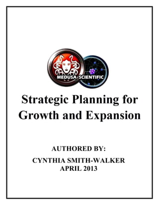 AUTHORED BY:
CYNTHIA SMITH-WALKER
APRIL 2013
 