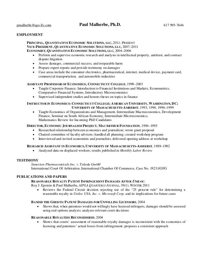 Malherbe Cv W Intro November 14