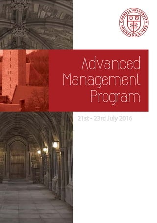 Program
Advanced
Management
 