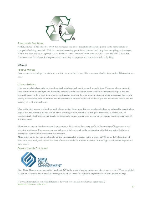 Scrap metal recycling business plan
