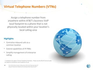 AT&T IP Flexible Reach Customer Presentation | PPT