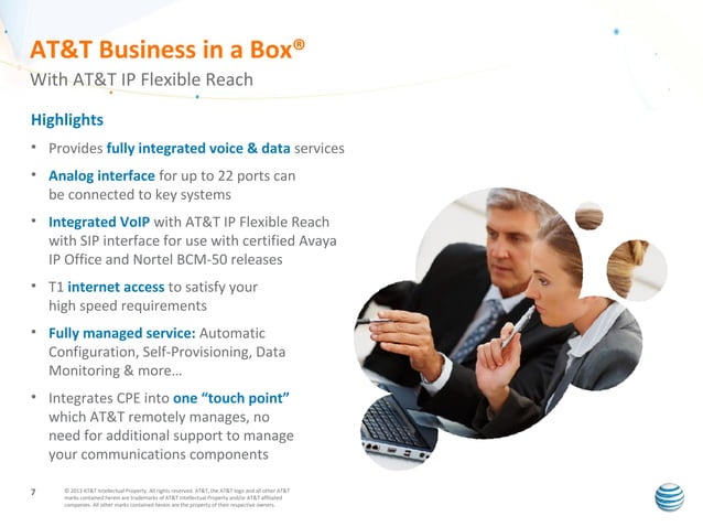 AT&T IP Flexible Reach Customer Presentation | PPT