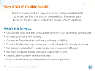 AT&T IP Flexible Reach Customer Presentation | PPT