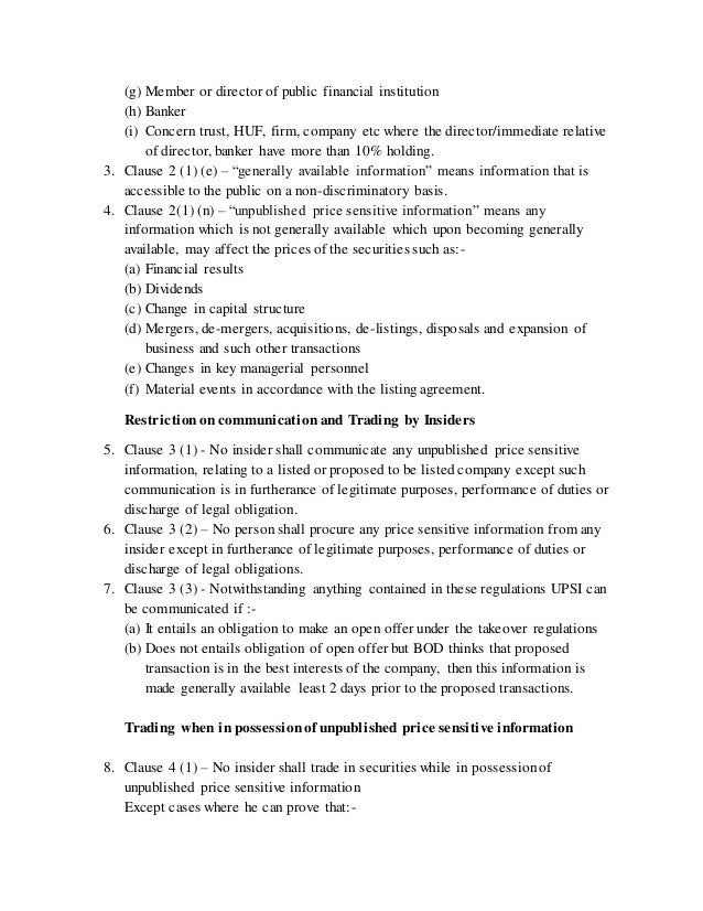 stock market intermediary ethics