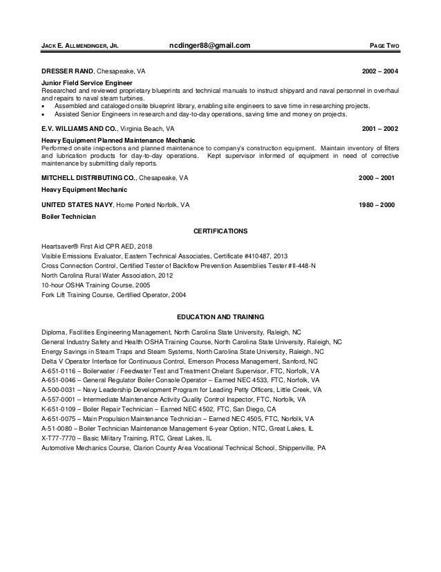 Allmendinger Jack Resume Sept 2016
