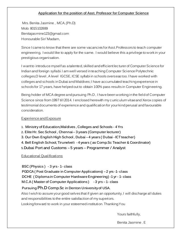 Lecturers job college