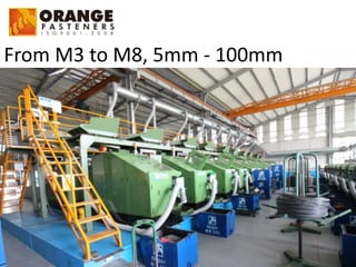 From	
  M3	
  to	
  M8,	
  5mm	
  -­‐	
  100mm
 