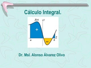 Cálculo  Integral. Dr. MsI. Alonso Álvarez Olivo 