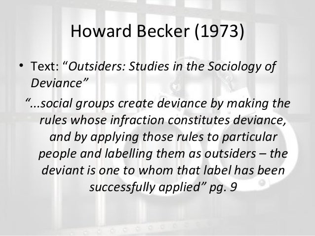 Howard becker labeling theory