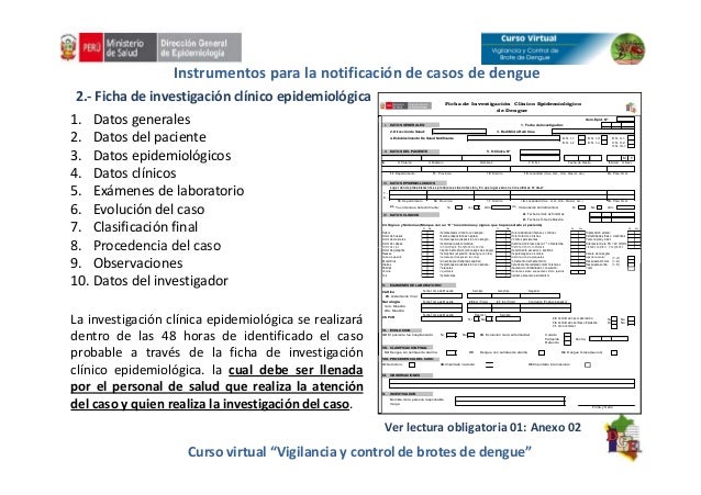 Zika ficha epidemiologica Zika ficha epidemiologica