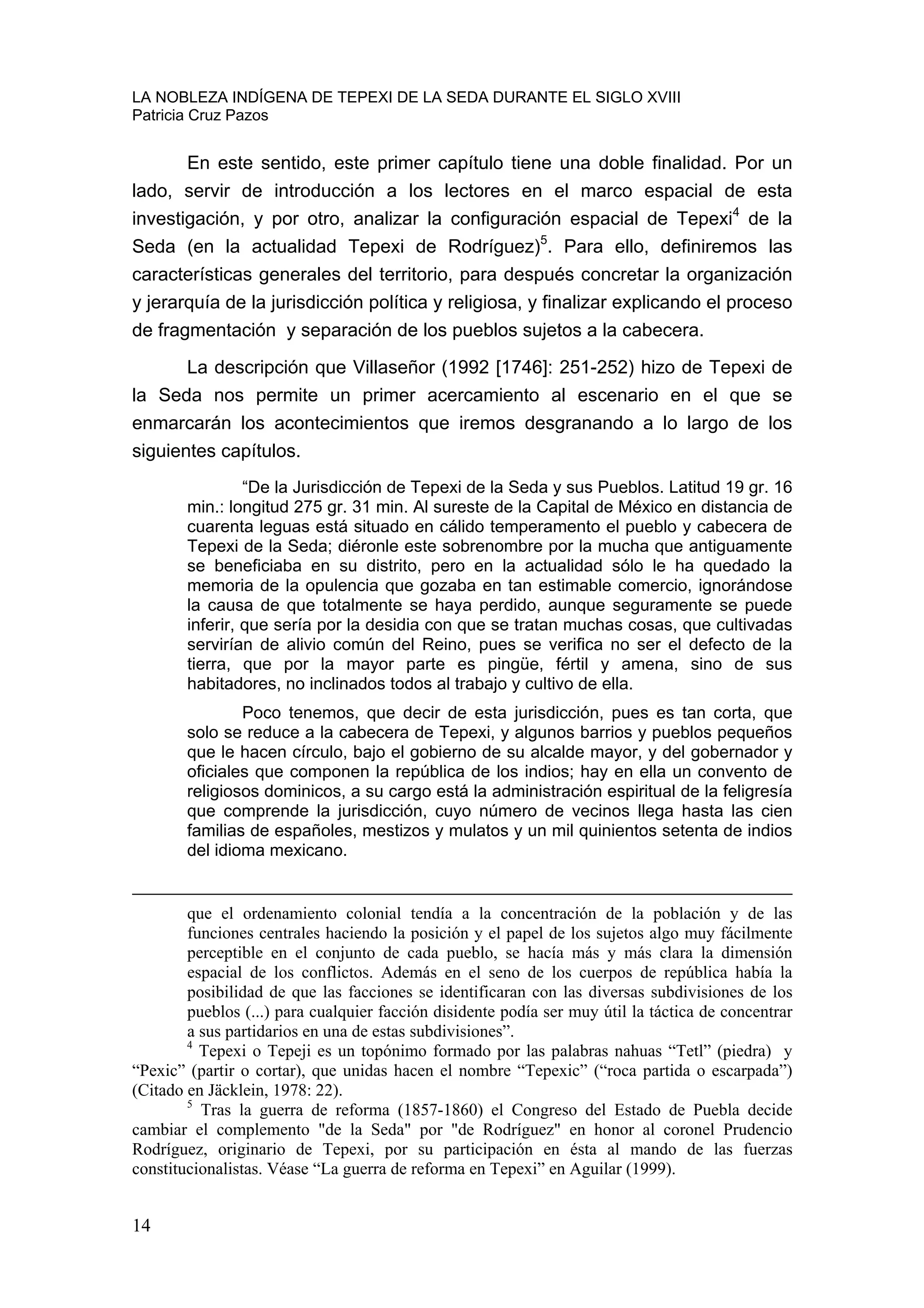 La Nobleza Indígena de Tepexi de la Seda Durante el Siglo XVIII. La ...