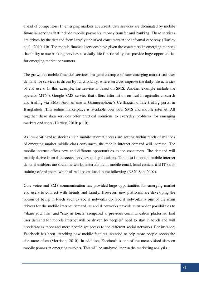 Emerging economies in the world picture