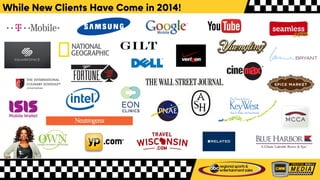 While New Clients Have Come in 2014!
 