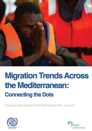 Prepared byAltai Consulting for IOM MENARegional Office, June 2015
Migration TrendsAcross
the Mediterranean:
Connecting the Dots
 