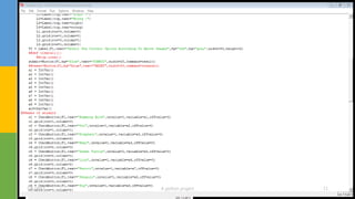 1/5/2017 A python project 11
 