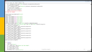 1/5/2017 A python project 12
 