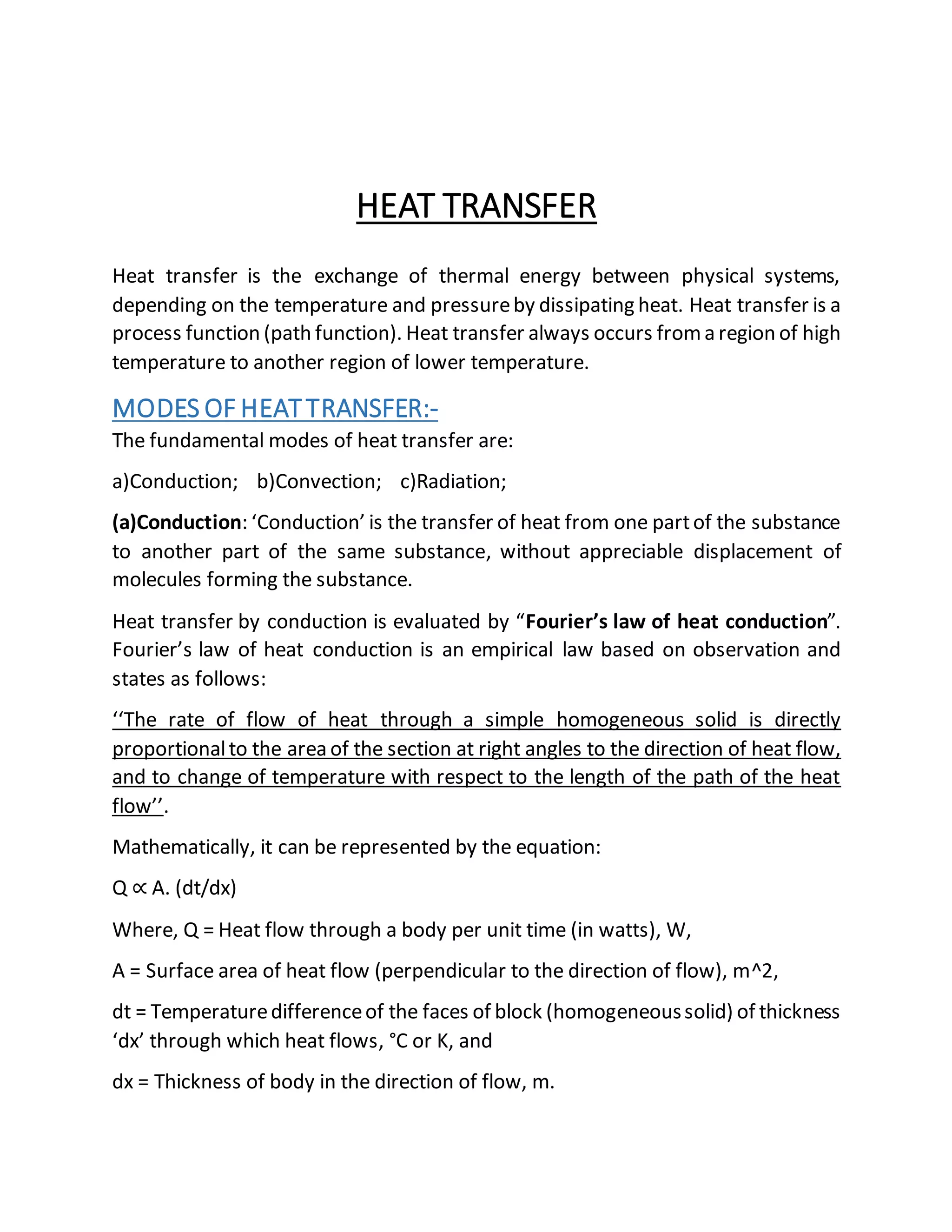 Heat Transfer Docx Physics Science