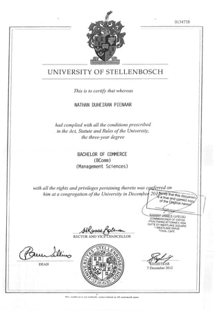 US DEGREE AND ACADEMIC RESULTS (1)