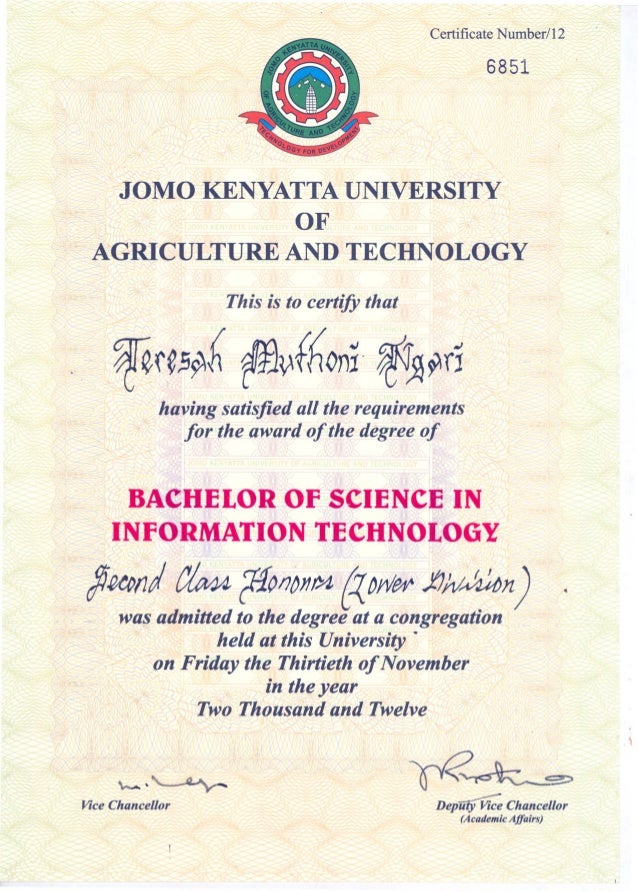 DEGREE CERTIFICATE degree-certificate