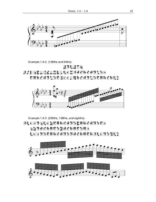 music braille code
