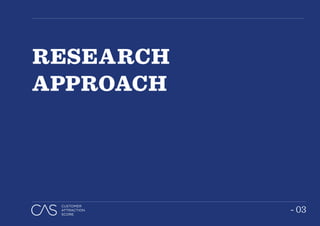 - 03
CUSTOMER
ATTRACTION
SCORE
RESEARCH
APPROACH
 