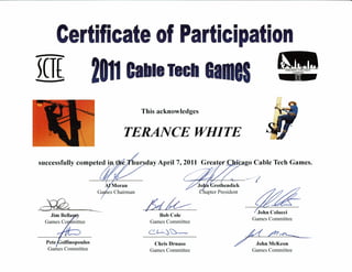 2011 Cable Games