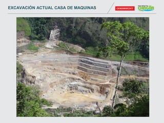 EXCAVACIÓN ACTUAL CASA DE MAQUINAS
 