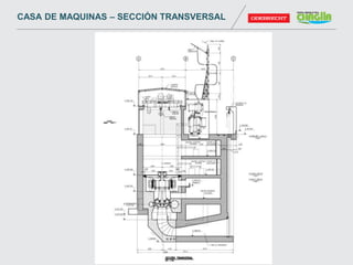 CASA DE MAQUINAS – SECCIÓN TRANSVERSAL
 