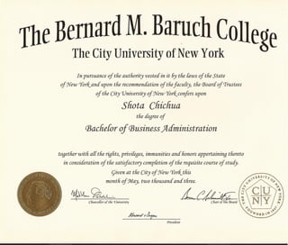 Bachelor's Diploma - Business