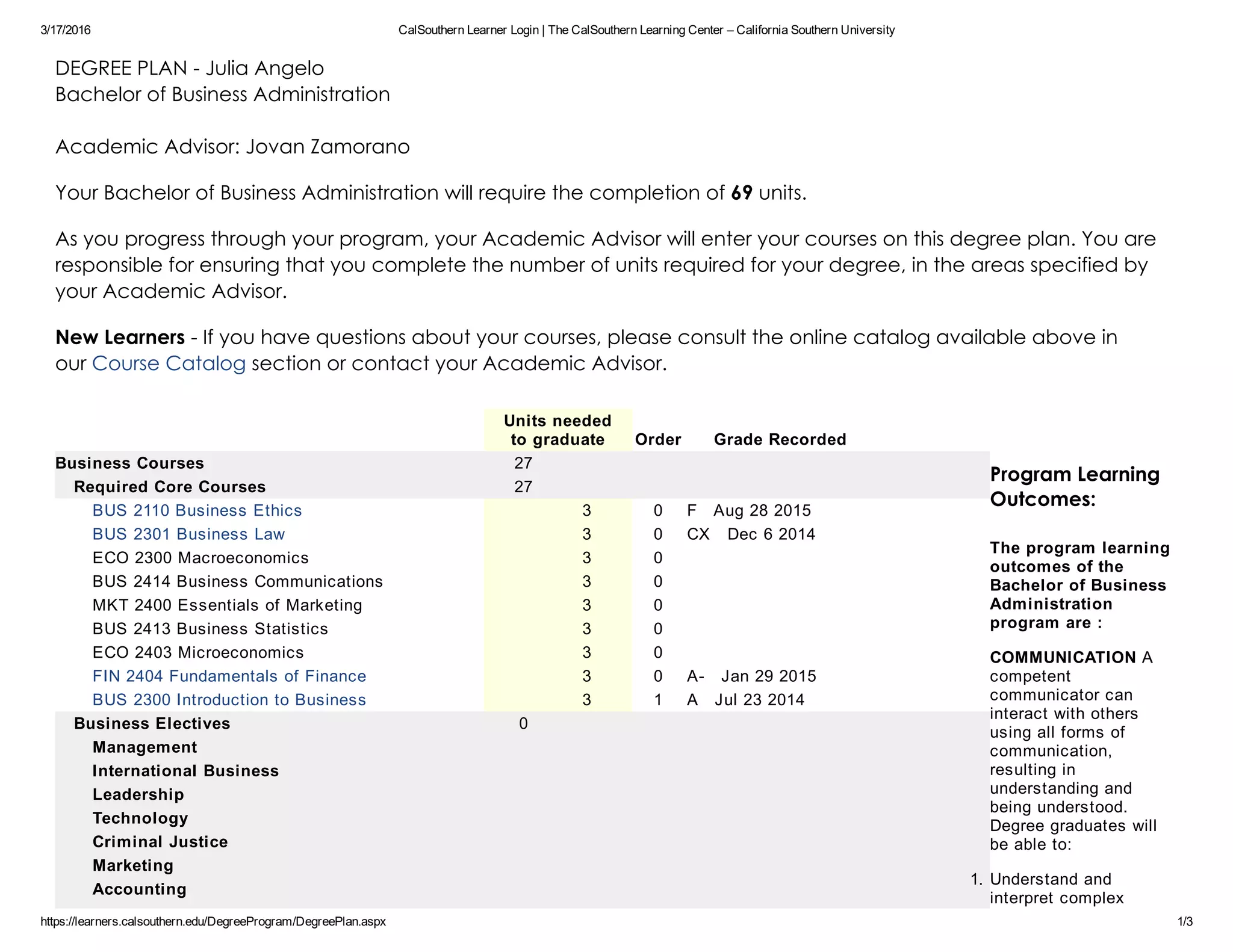 CalSouthern Learner Login _ The CalSouthern Learning Center