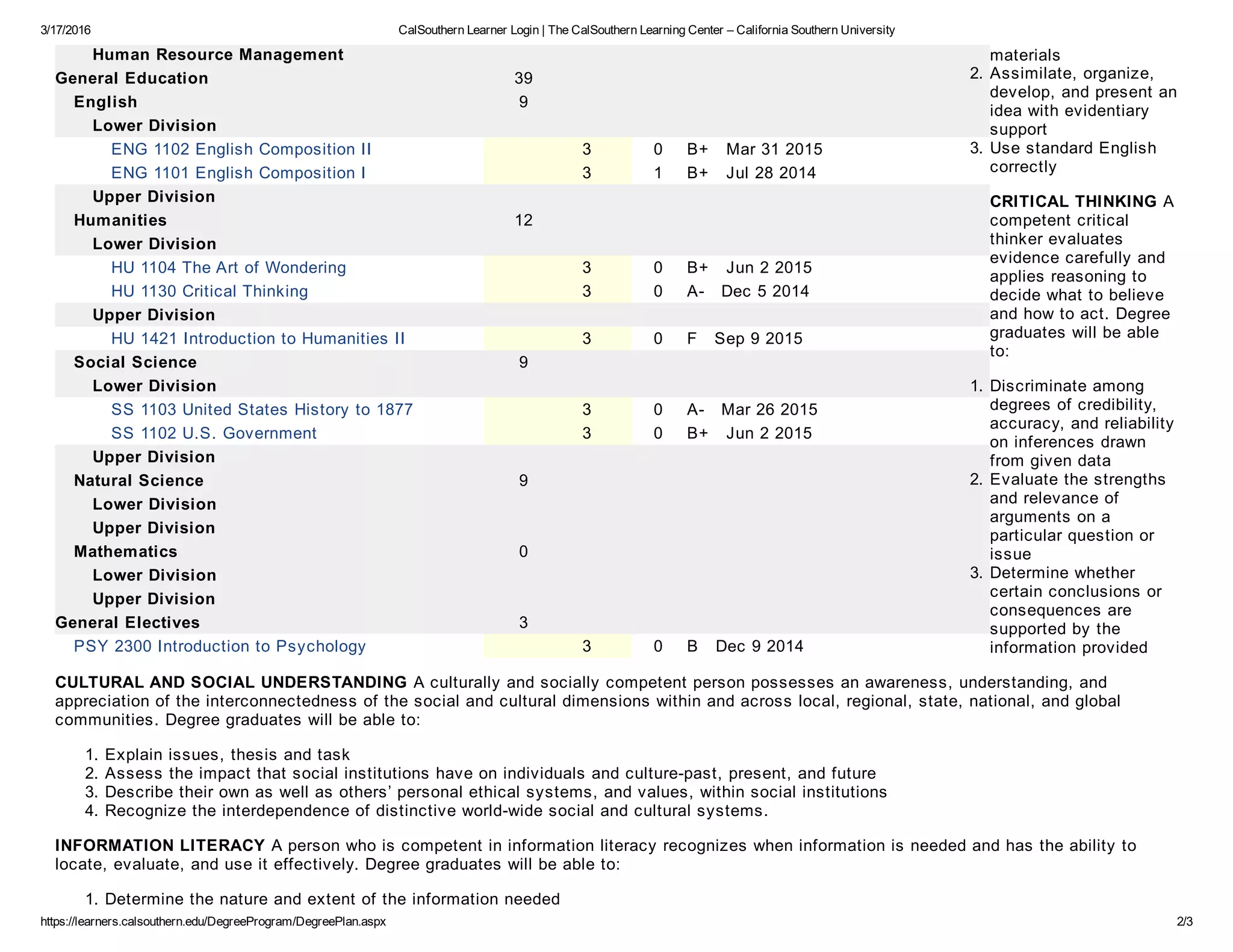 CalSouthern Learner Login _ The CalSouthern Learning Center