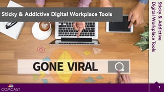 1
Sticky&Addictive
DigitalWorkplaceTools
Sticky & Addictive Digital Workplace Tools
 
